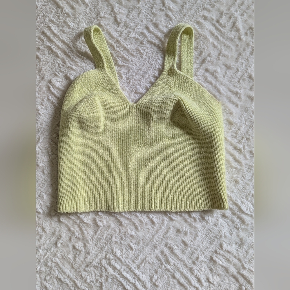 Lime Green Knit Tank